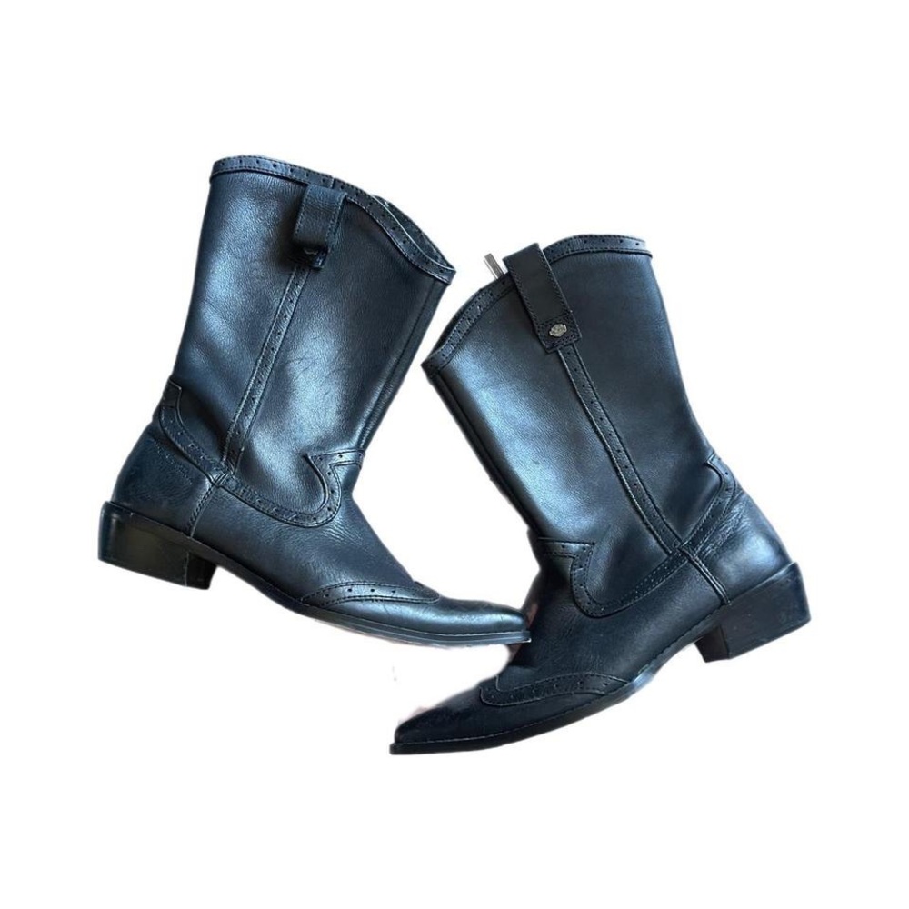 Vintage Harley Davidson Cowboy Boots
